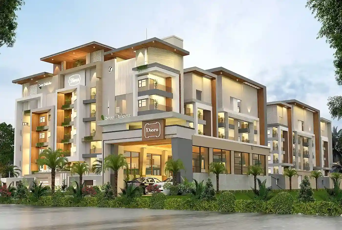 Sree Daksha Diora Apartments Thudiyalur Coimbatore