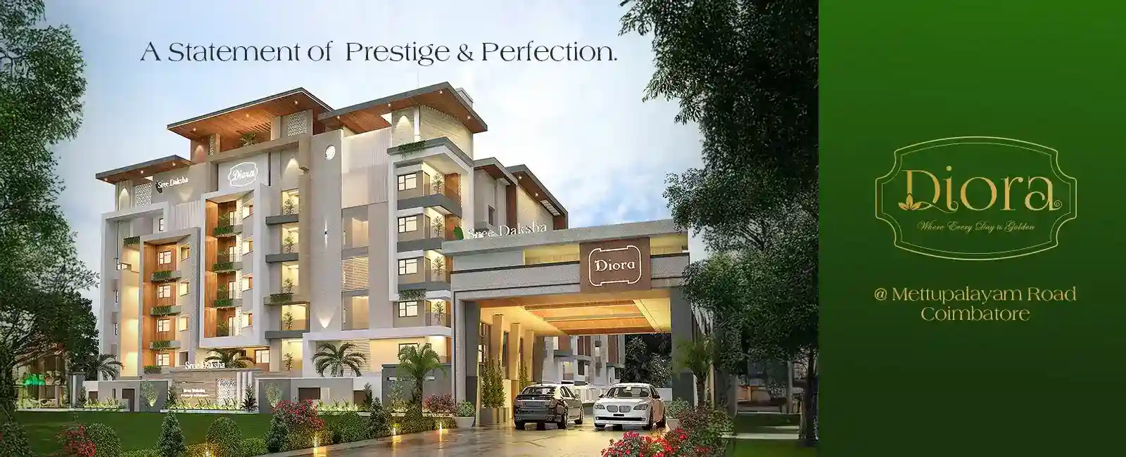 Diora apartment project banner