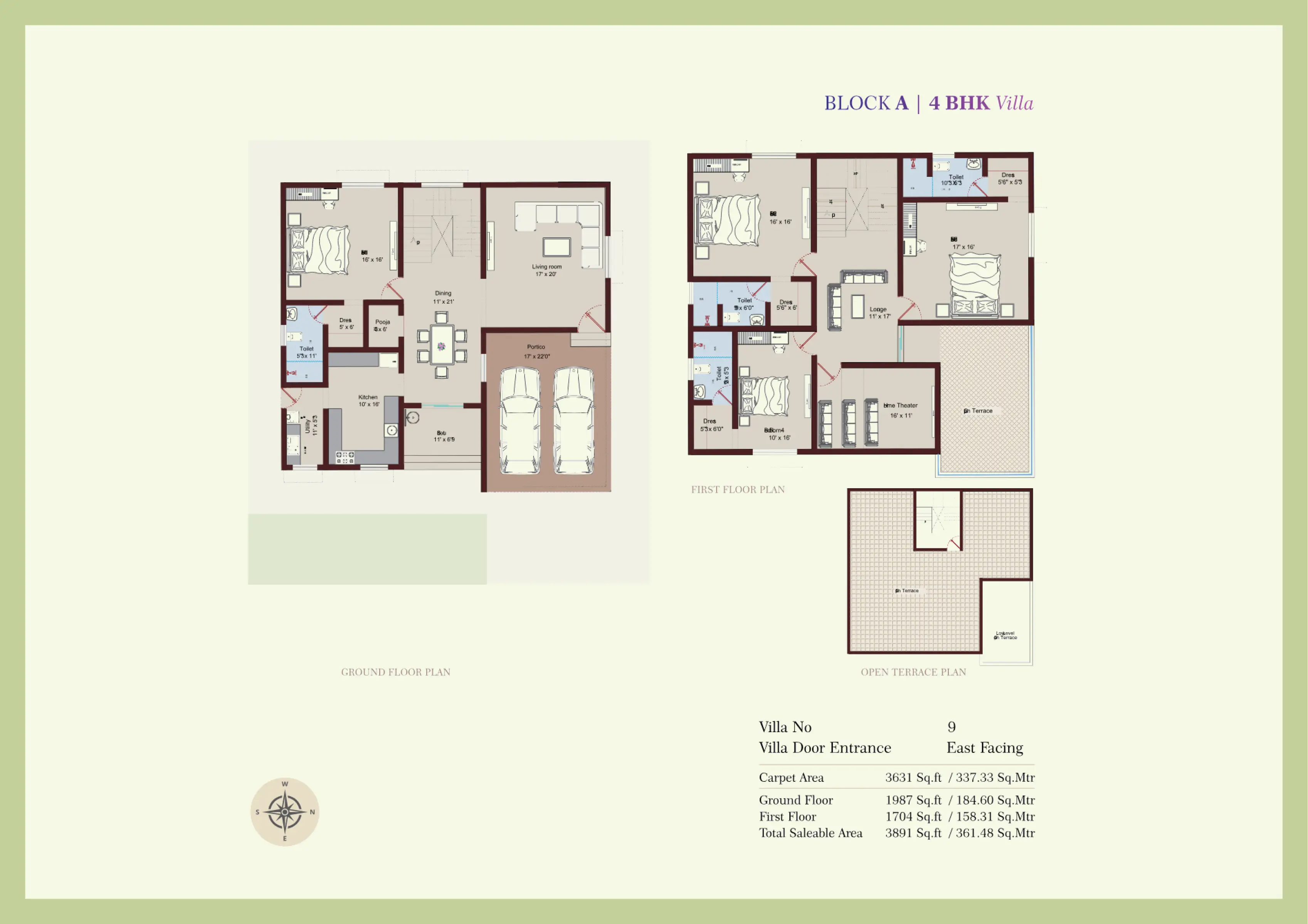 Leia Villas floor plan 2