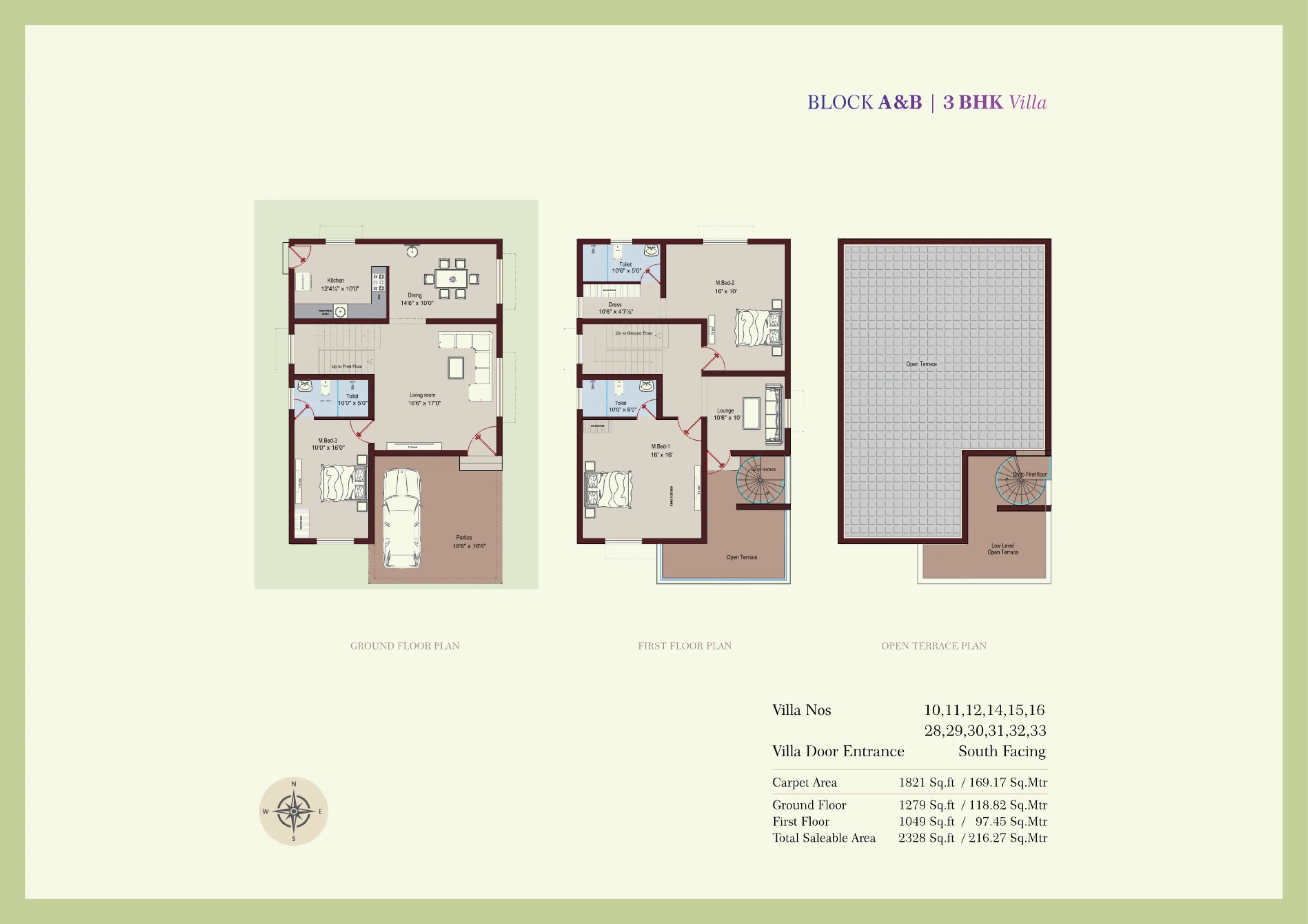 Leia Villas floor plan 3