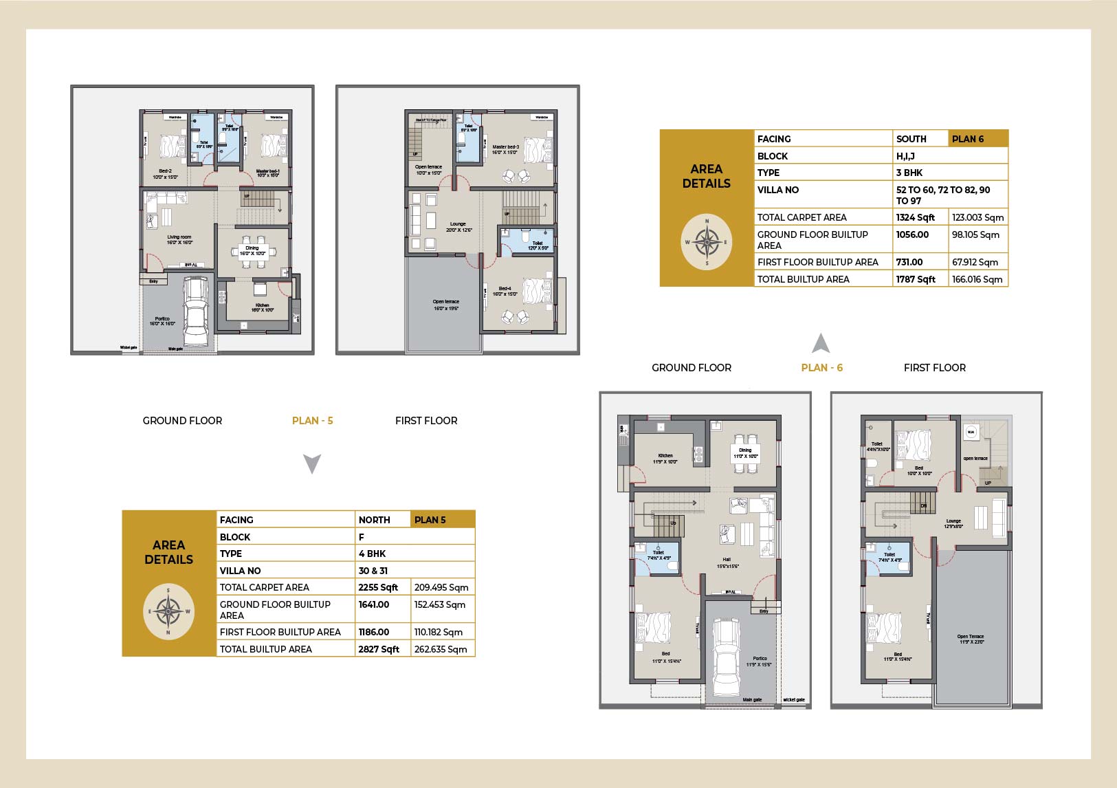 Macie Villas project elevation view 3