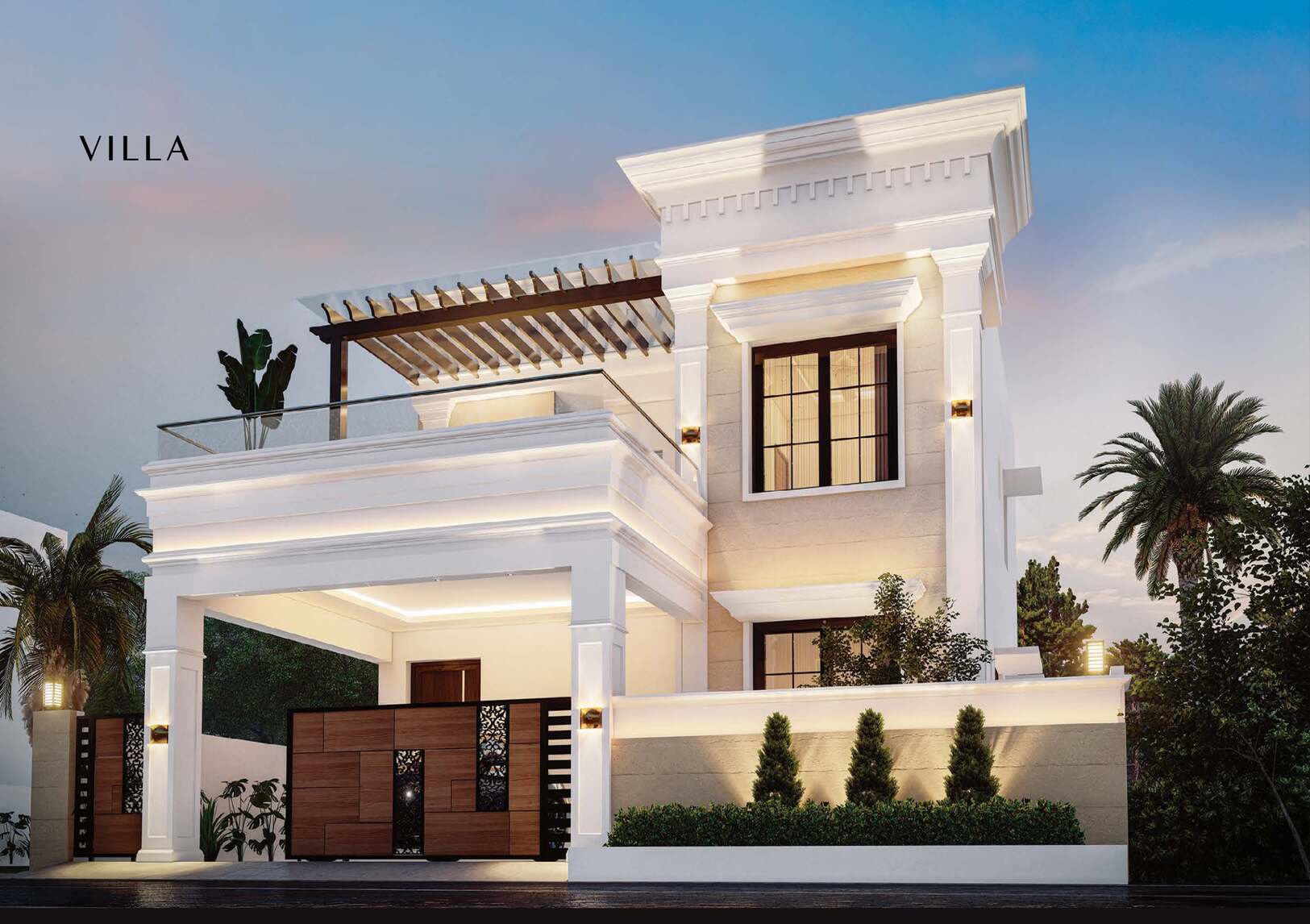 Macie Villas project luxury villa exterior