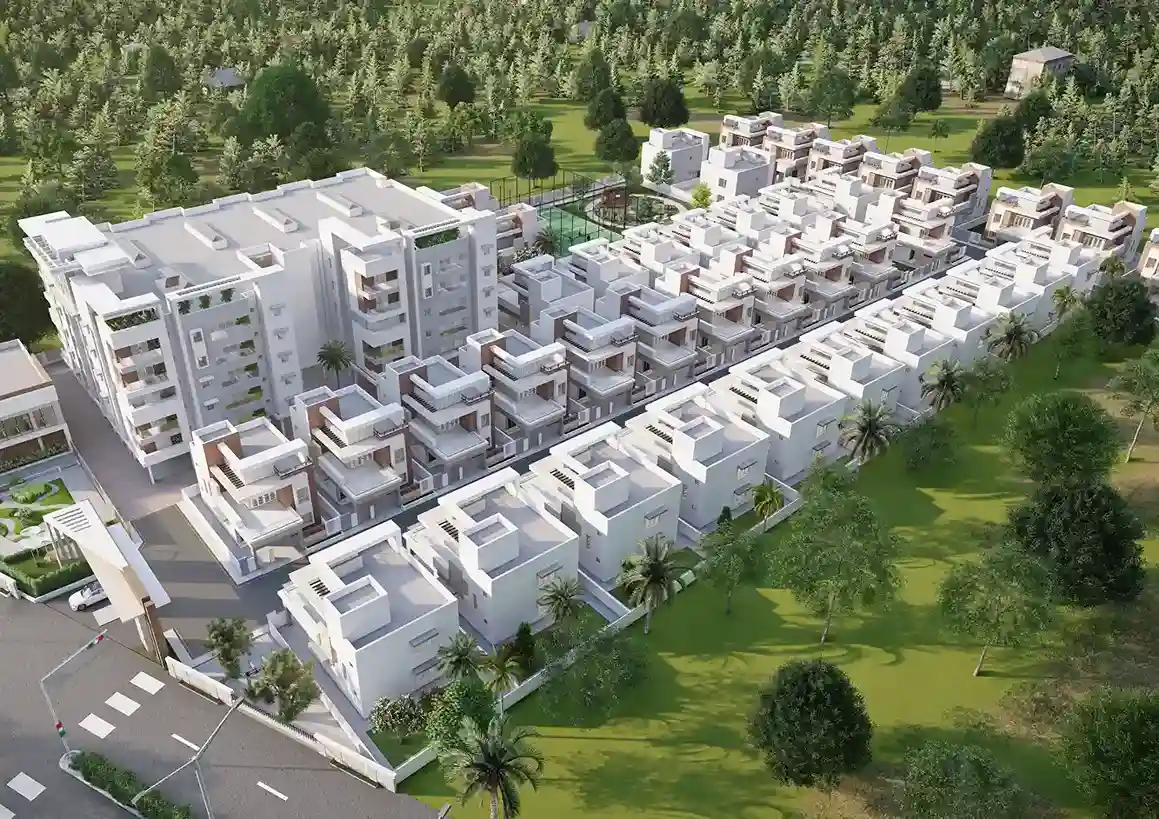 Nefeli project building elevation view 2