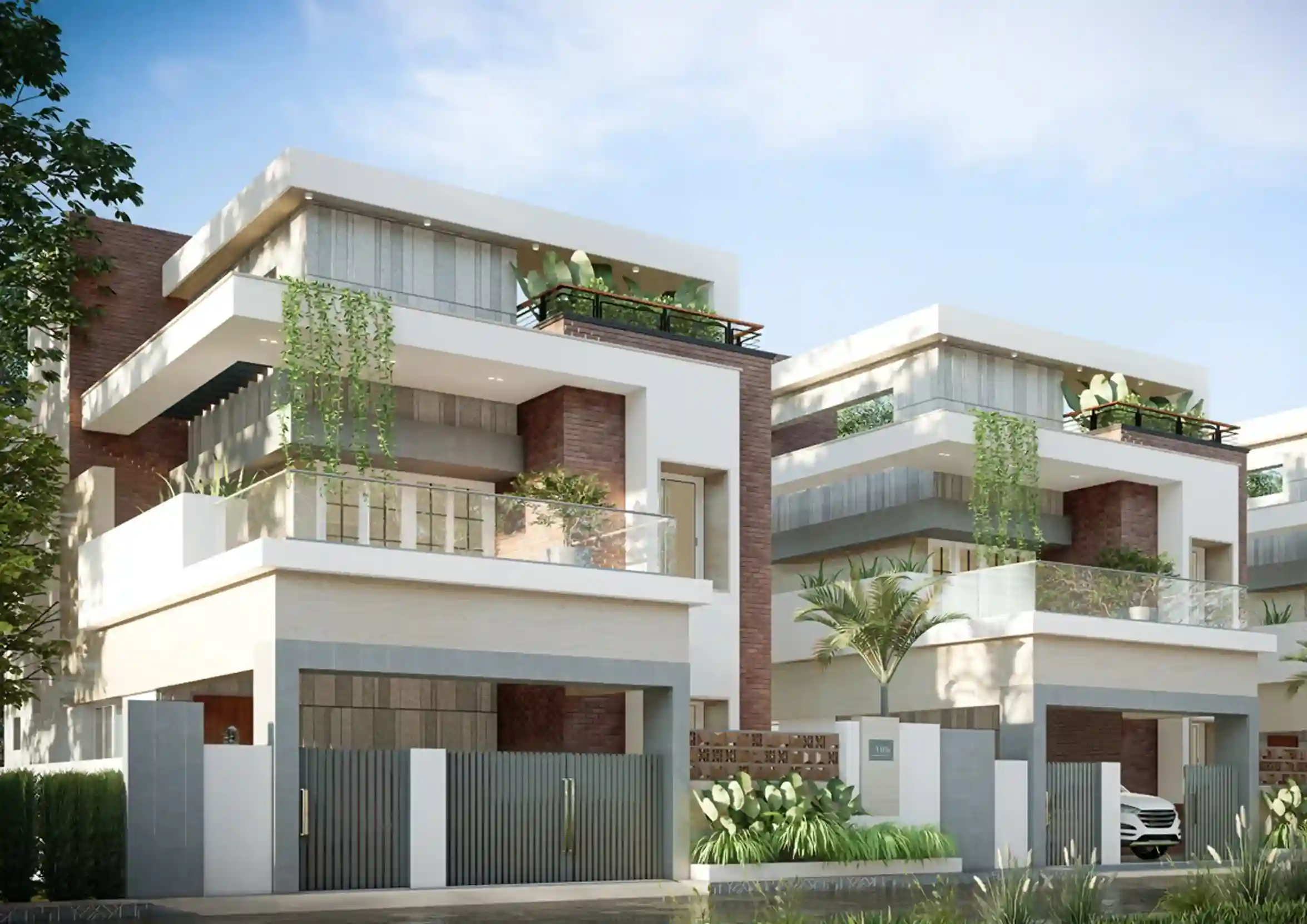 Nefeli project building elevation view 4