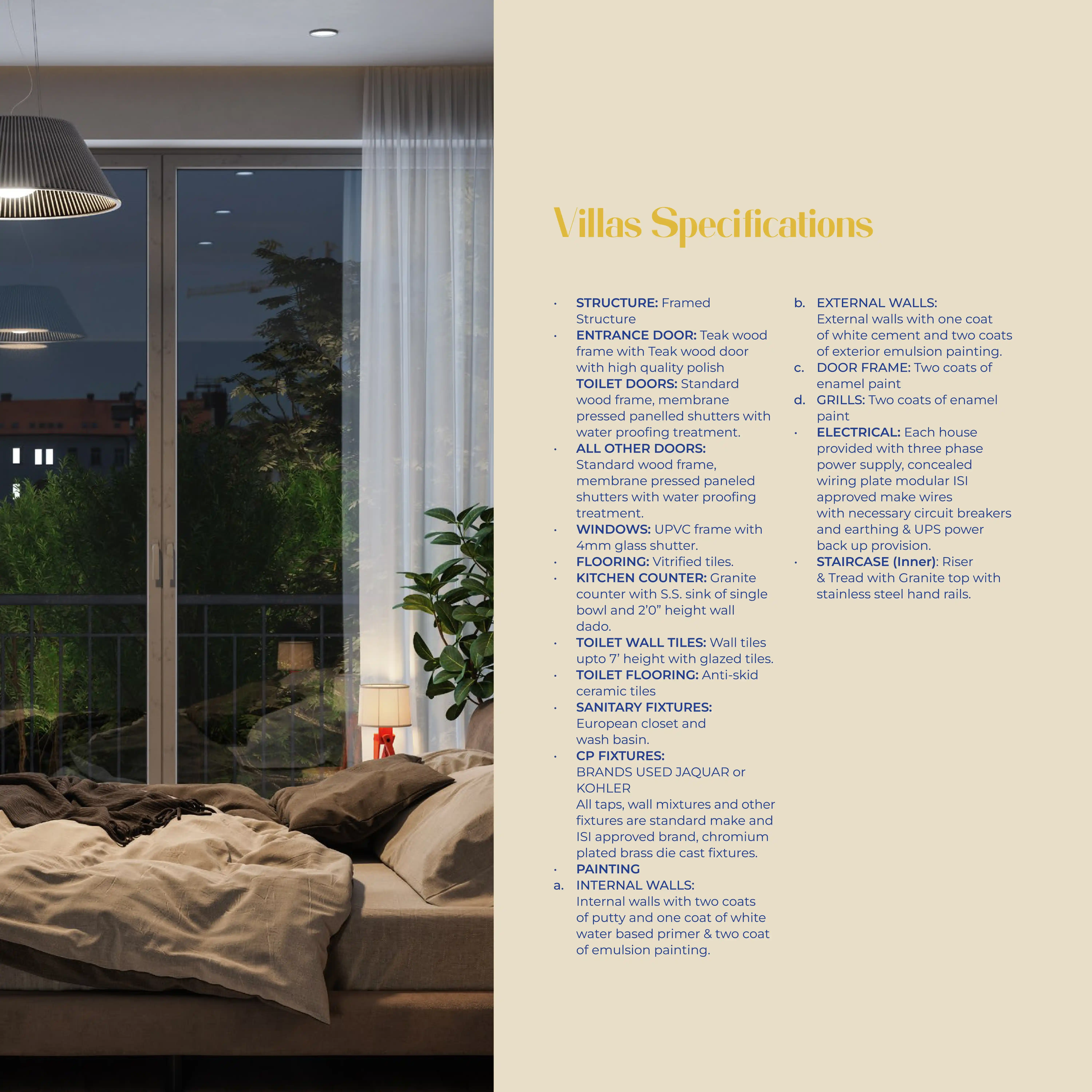 Nefeli project building specifications part one